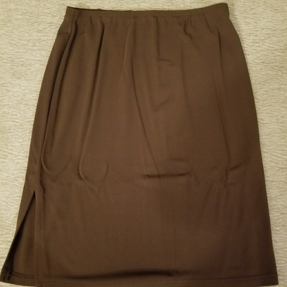 New York &Co. Dark Brown Skirt